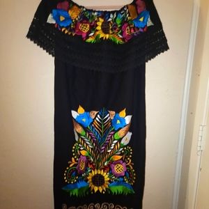 Mexican embroidery dress